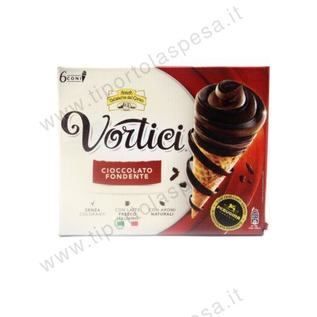 Gelato Vortici cioccolato fondente Antica Gelateria del Corso x 6