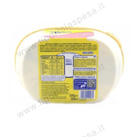 Vaschetta gelato La Cremeria Motta panna e fragola gr.500 - immagine 2