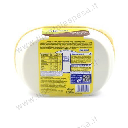 Vaschetta gelato La Cremeria Motta pistacchio e gianduia gr.500 - immagine 2