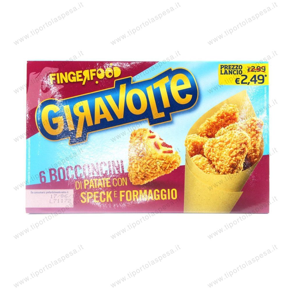 Giravolte bocconcini di patate, speck e formaggio Casa Modena