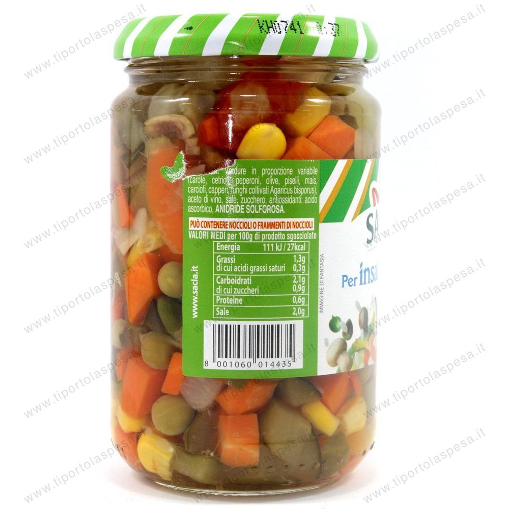 Misto verdure per insalate di riso Saclà leggero gr.290 - immagine 2