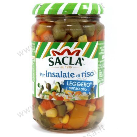 Misto verdure per insalate di riso Saclà leggero gr.290