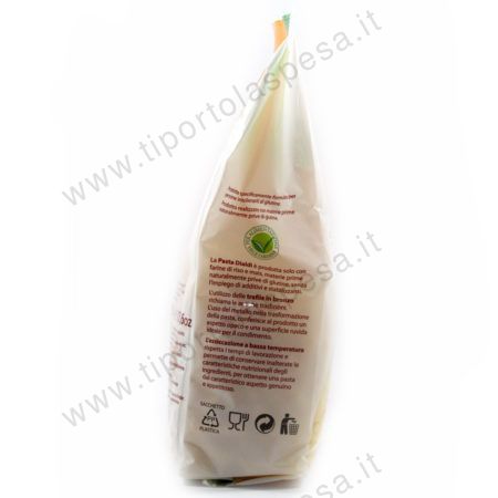 Pasta di riso e mais fusilli Dialdì no glutine, vegano gr.500 - immagine 2