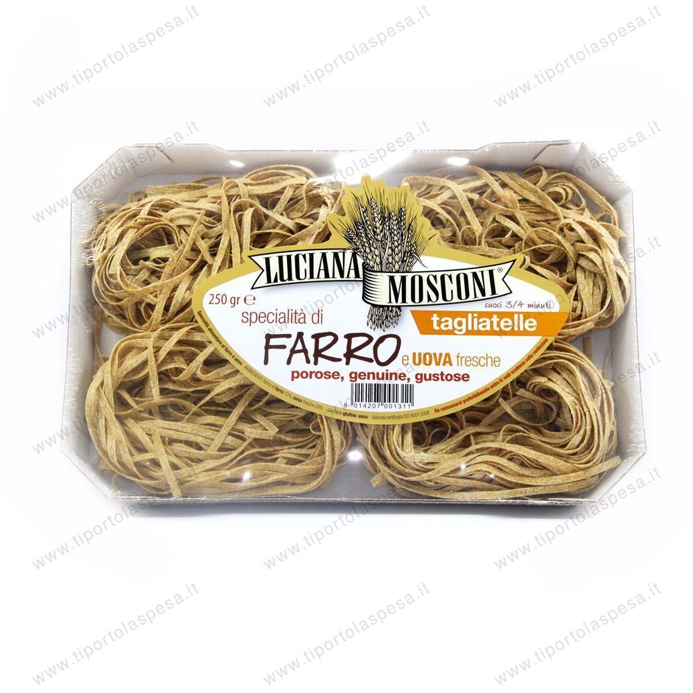 Pasta uovo Mosconi tagliatelle al farro gr.250