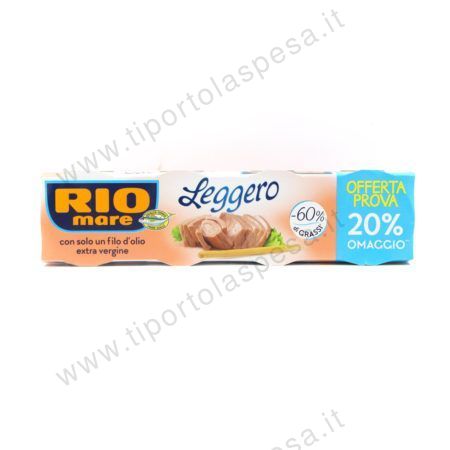 Tonno olio ex. vergine oliva Rio Mare leggero gr.60x4