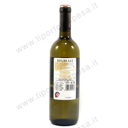 Vino Trebbiano di Romagna Doc Brumale cl.75 - immagine 2