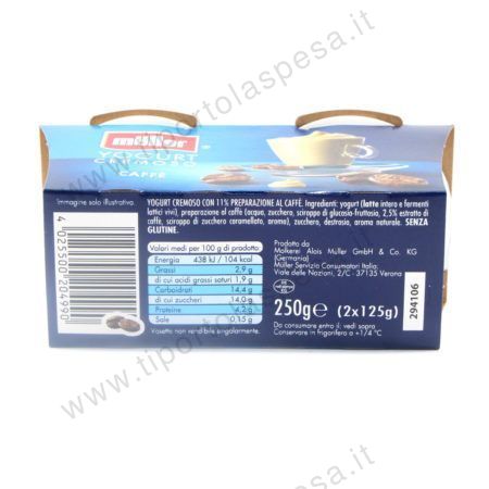 Yogurt cremoso caffè muller x 2 - immagine 2