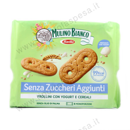 Frollini yogurt senza zuccheri aggiunti Mulino Bianco Barilla gr.200