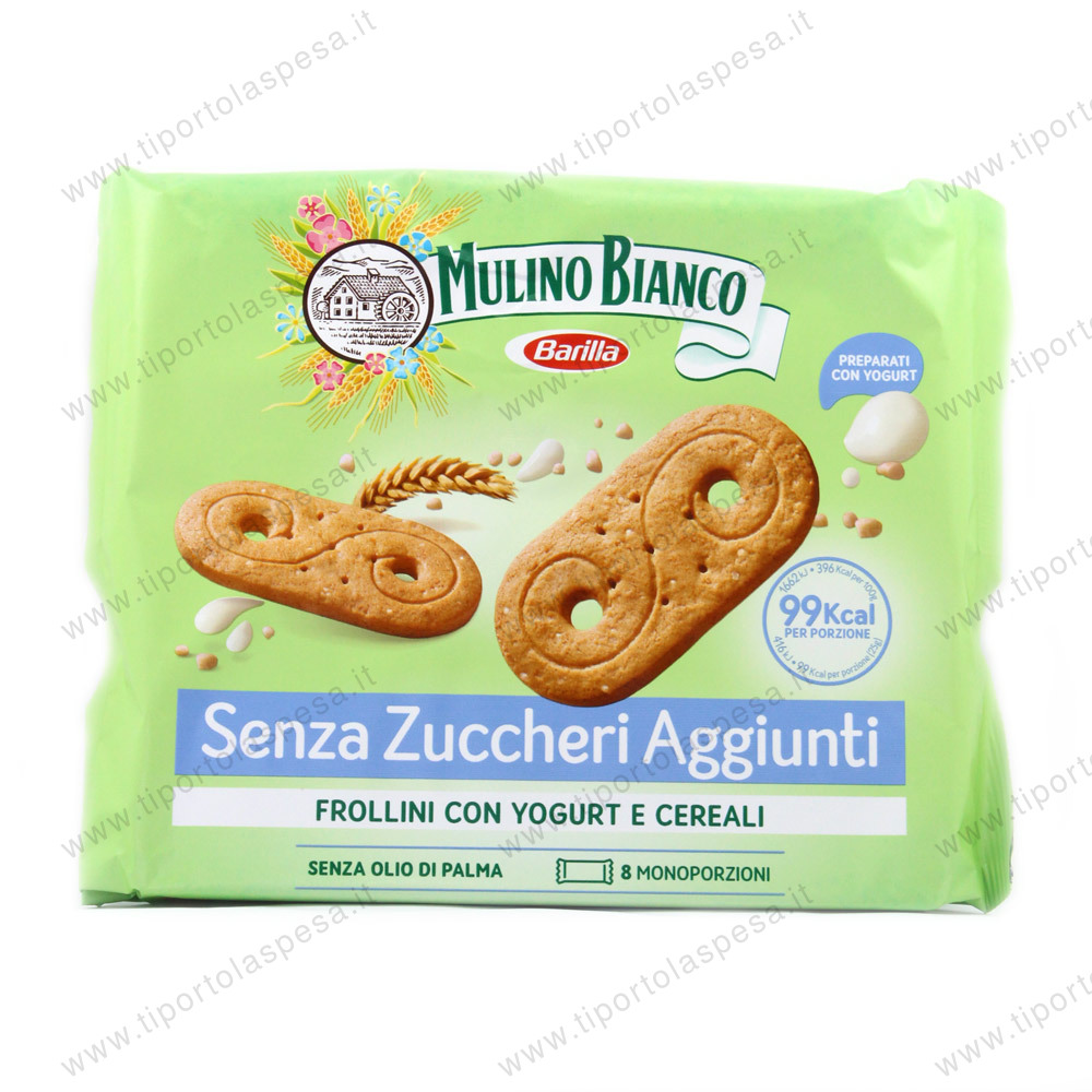 Frollini yogurt senza zuccheri aggiunti Mulino Bianco Barilla gr.200