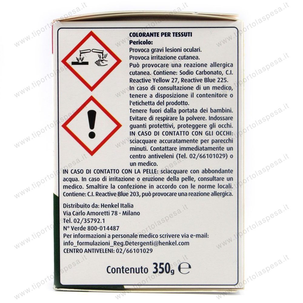 Colorante per tessuti Coloreria italiana verde petrolio - immagine 3