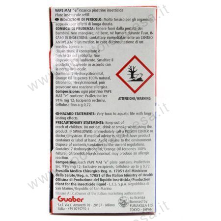 Diffusore piastrine con 10 piastrine Vape - immagine 3