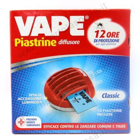 Diffusore piastrine con 10 piastrine Vape