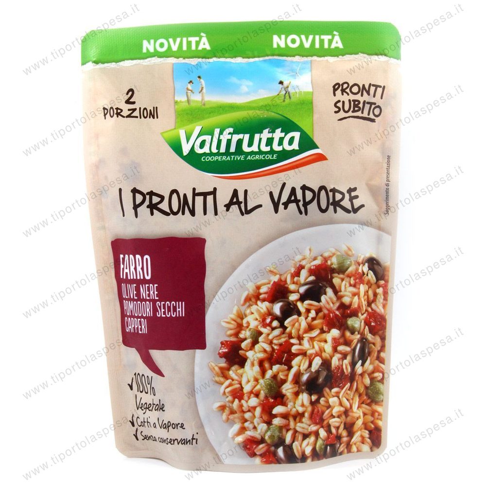 Pronti a vapore Valfrutta gr.220