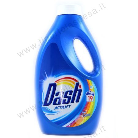 Detersivo Dash liquido lavatrice colore 19 misurini