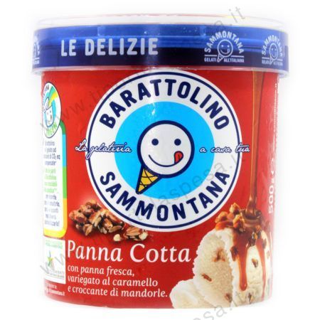 Gelato barattolino pannacotta Sammontana
