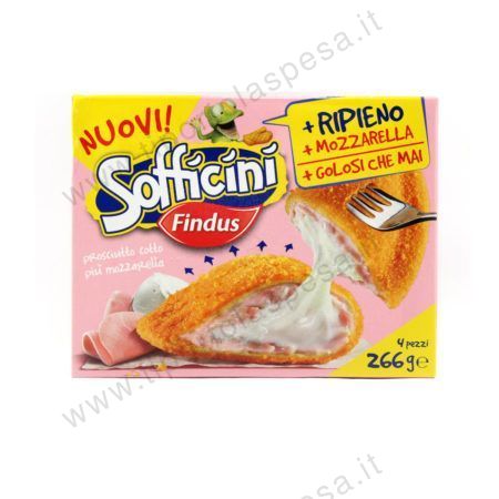 Sofficini Findus prosciutto cotto mozzarella 4 pz.