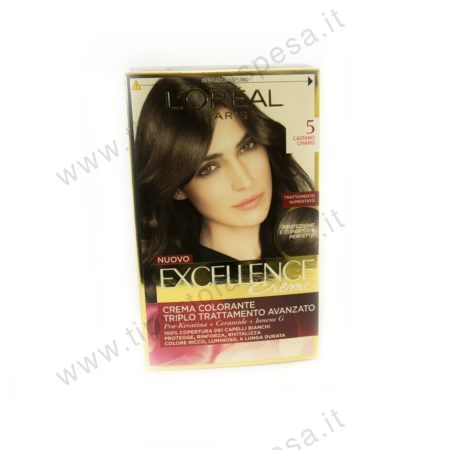 Colorante Excellence L'oreal castano chiaro nr.5