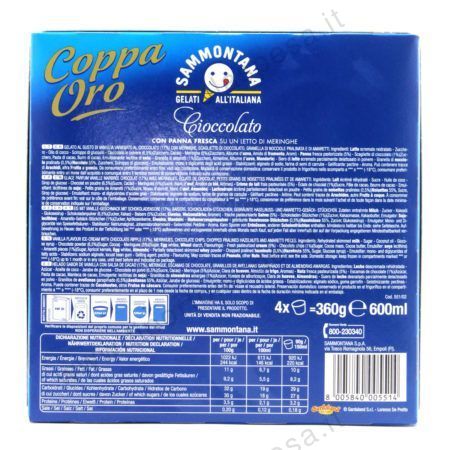 Coppa oro cioccolato Sammontana x 4 - immagine 2