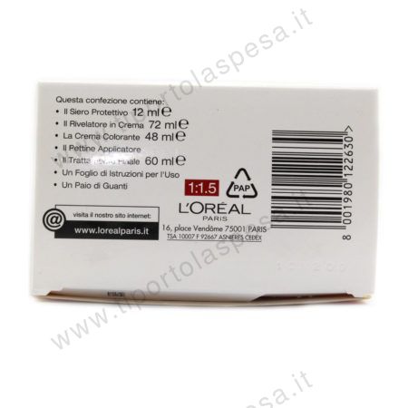 Crema colorante excellence Loreal n.3 castano scuro - immagine 2