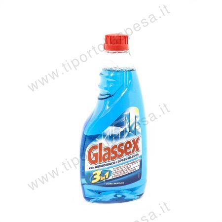 Detergente con ammoniaca ricarica Glassex ml.500