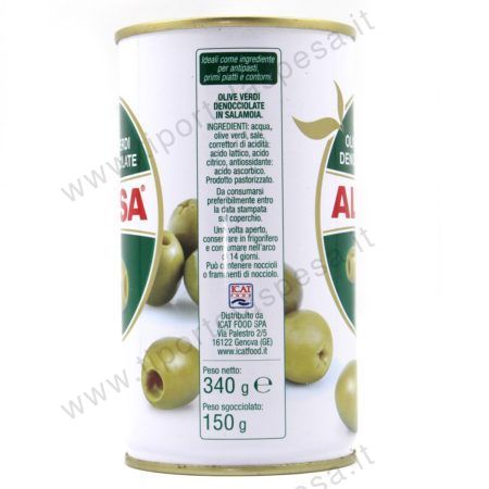 Olive verdi denocciolate Alisa in salamoia gr.340 - immagine 3