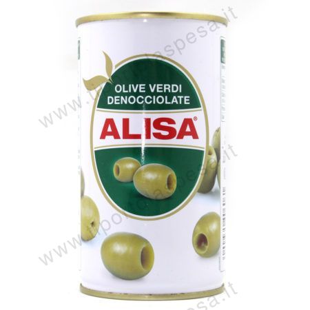 Olive verdi denocciolate Alisa in salamoia gr.340
