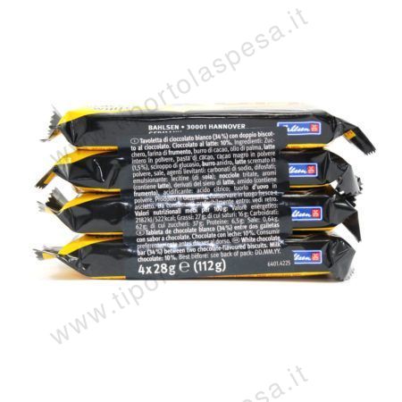 Snack pick up black'n white Bahlsen x 4 gr.112 - immagine 3