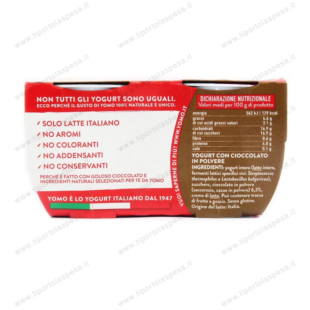 Yogurt cioccolato goloso Yomo gr.125 x 2 - immagine 4