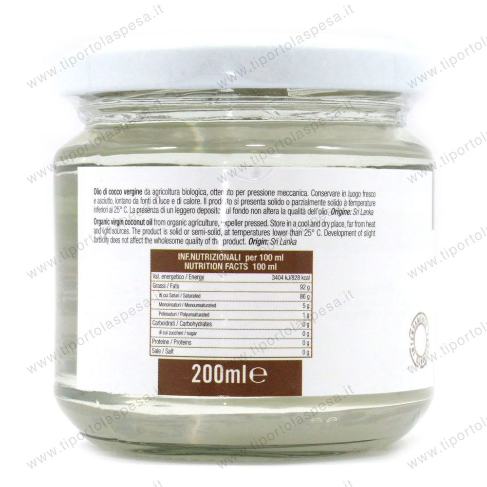 crudolio olio di cocco
