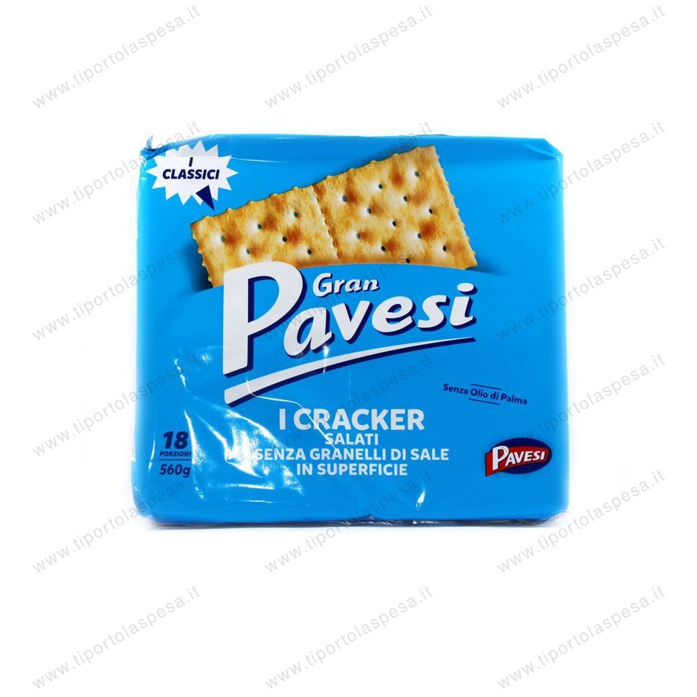 Crackers leggermente salati Gran Pavesi gr.560 