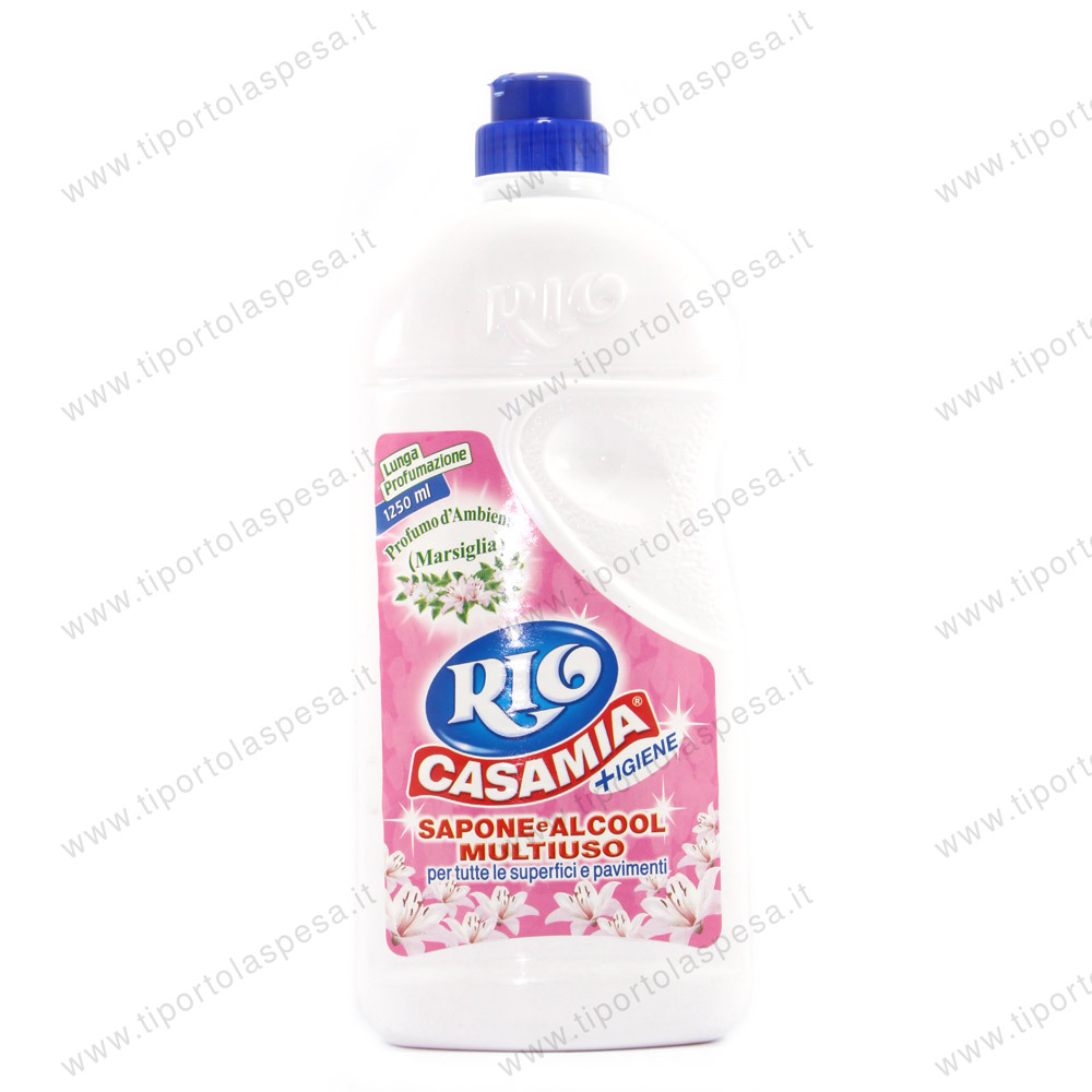 Detergente pavimento sapone marsiglia e alcool Rio Casamia lt.1,25 