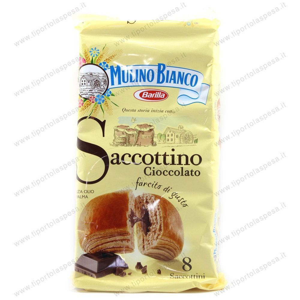 Merendine saccottino cioccolato Mulino Bianco x 8