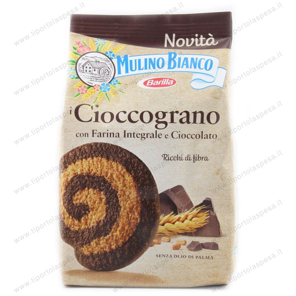 Biscotti Cioccograno integrale e cioccolato Mulino Bianco Barilla gr.330