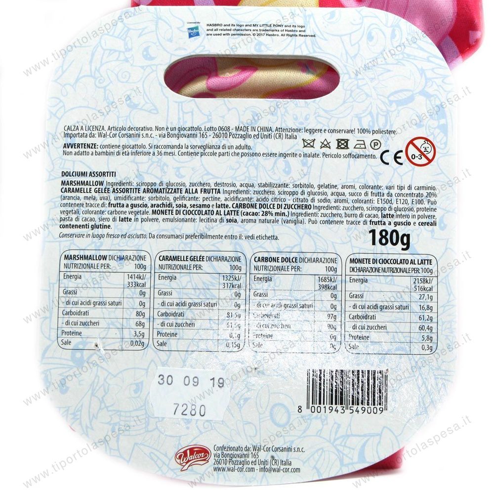 Calze Befana con dolcetti assortiti Walcor Me3 gr.180 - immagine 2