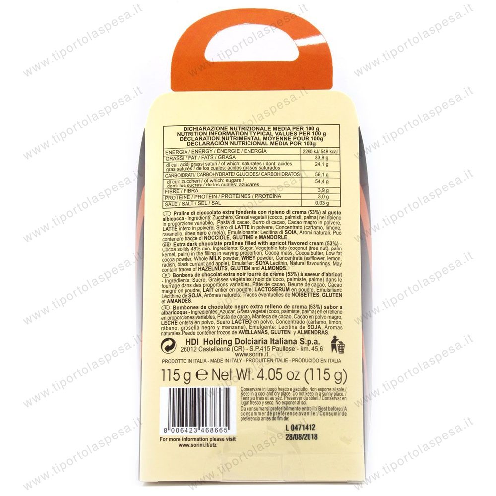 Praline cioccolato Twist & Cake Sorini gr.115 - immagine 2