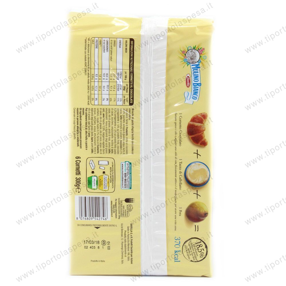 Cornetti cioccolato Mulino Bianco Barilla x 6 - immagine 2
