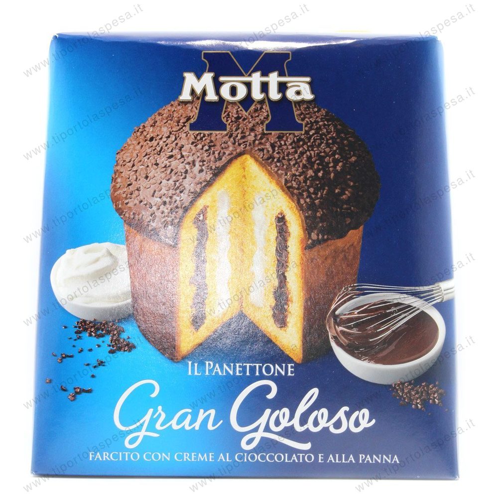 Panettone Motta Gran Goloso cioccolato e panna gr.750