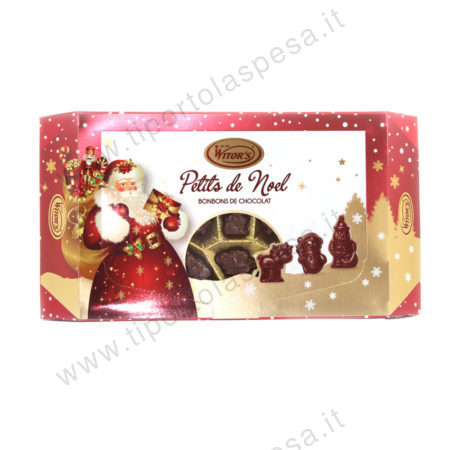 Praline cioccolato latte nocciola bonbons Petits de Noel Witor's gr.150