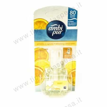 Profumo ambienti agrumi ricarica Ambipur