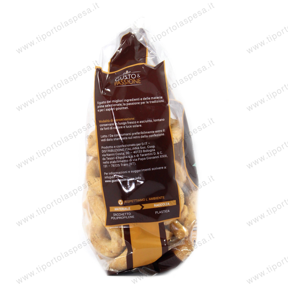 Taralli pugliesi con olio extra vergine oliva linea Gusto & Passione gr.300 - immagine 2