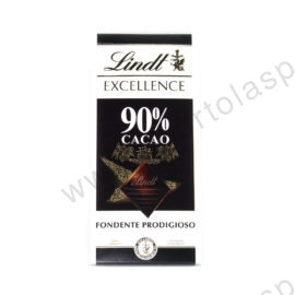 Tavoletta cioccolato Lindt excellence 90% cacao gr.100