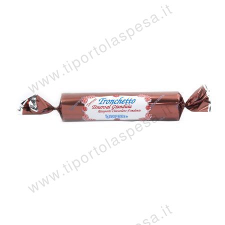 Torrone Fiorente tronchetto tenero gianduia ricoperto fondente gr.250