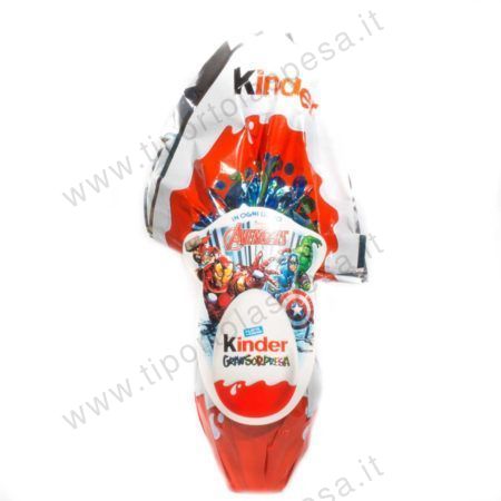 Uovo di Pasqua cioccolato al latte con sorpresa Avengers Kinder Ferrero gr.150