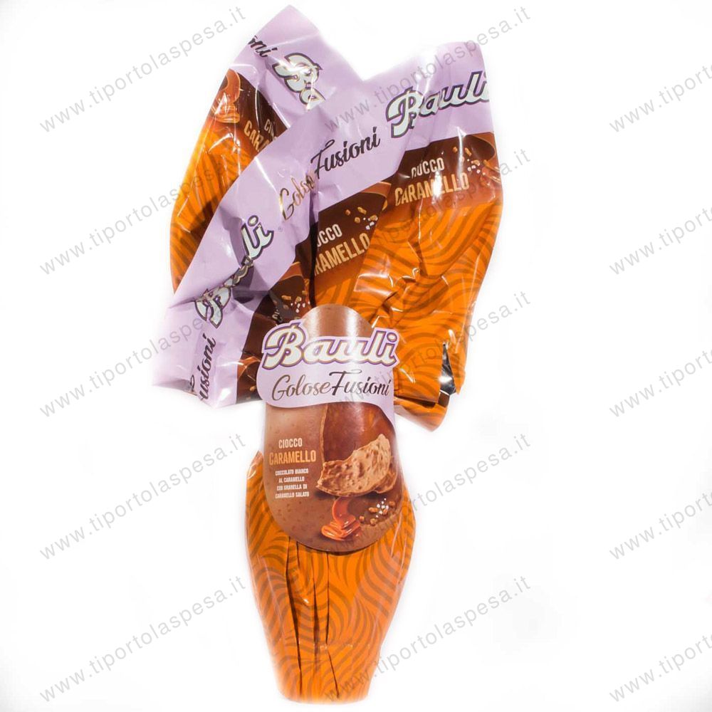Uovo cioccolato cioco caramello Bauli gr.280