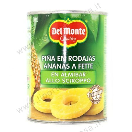 Ananas a fette allo sciroppo Del Monte gr.570