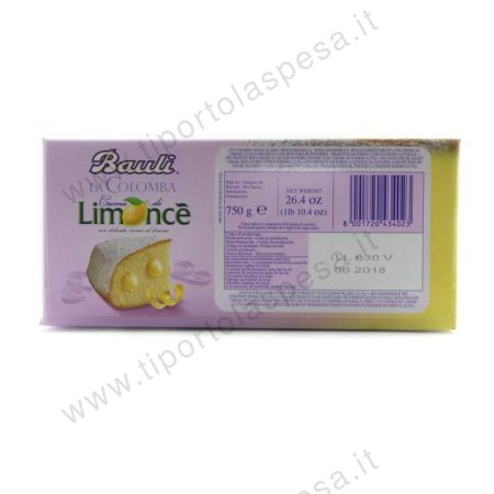 Colomba crema di limoncè al limone Bauli gr.750 - immagine 2