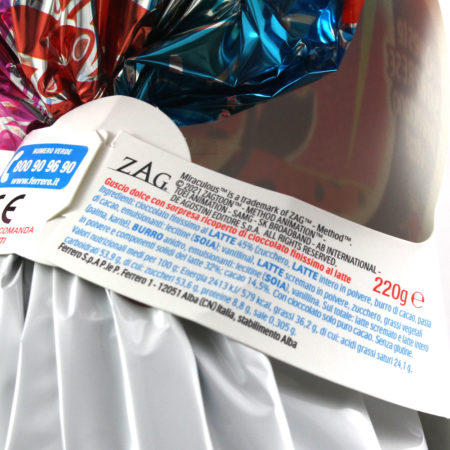 Uovo di Pasqua cioccolato al latte con sorpresa Miraculous Kinder Ferrero maxi gr.220 - immagine 2