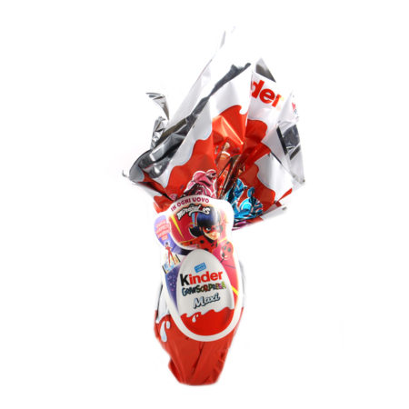 Uovo di Pasqua cioccolato al latte con sorpresa Miraculous Kinder Ferrero maxi gr.220