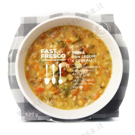 Zuppa legumi e cereali Fast & Fresco SAB gr.620