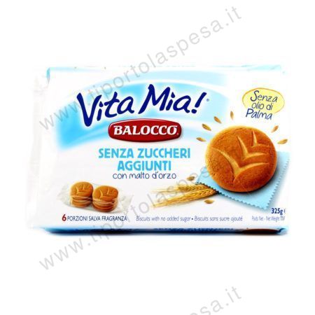 Biscotti Balocco Vita Mia con malto d'orzo senza zuccheri aggiunti gr.325